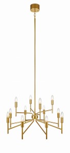 Lampa wisząca Regent 108106 Markslojd 12xE14 40W Złoty