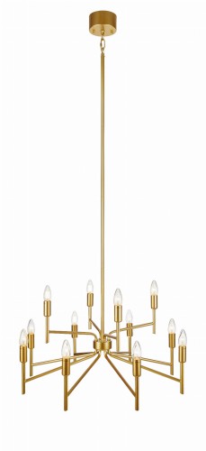 Lampa wisząca Regent 108106 Markslojd 12xE14 40W Złoty