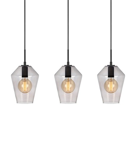 Lampa wisząca Retro 107132 Markslojd 3xE27 60W Czarny Szary