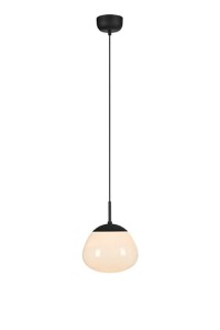 Lampa wisząca Rise 108295 Markslojd 1xE27 40W Czarny Biały