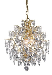 Lampa wisząca Rosendal 100524 Markslojd 3xE14 40W Złoty Przezroczysty