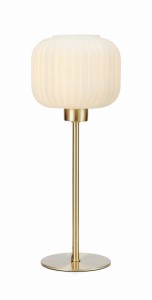 Lampa stojąca stołowa Sober 108120 Markslojd 1xE14 40W Mosiężny Biały