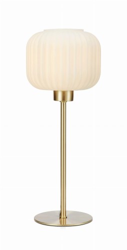 Lampa stojąca stołowa Sober 108120 Markslojd 1xE14 40W Mosiężny Biały