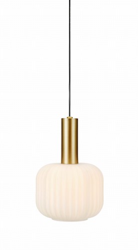 Lampa wisząca Sober 108123 Markslojd 1xE14 40W BRUSHED Mosiężny Biały