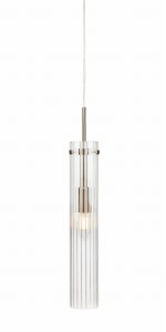 Lampa wisząca Tubo 108112 Markslojd 1xE14 40W Stal Przezroczysty