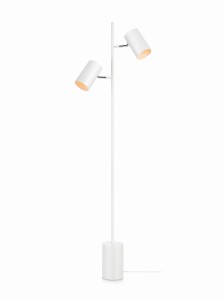Lampa stojąca podłogowa Twin 107948 Markslojd 2xE14 40W Biały