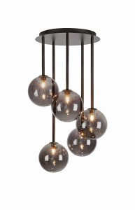 Lampa ścienna Universe 108111 Markslojd 5xG9 20W Czarny SMOKE
