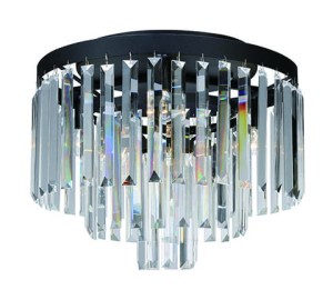 Lampa sufitowa Plafon Ventimiglia 106563 Markslojd 4xE14 40W Czarny Przezroczysty