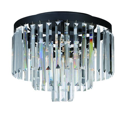 Lampa sufitowa Plafon Ventimiglia 106563 Markslojd 4xE14 40W Czarny Przezroczysty