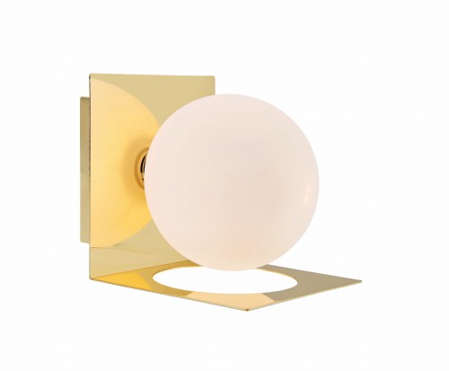 Lampa ścienna Kinkiet Zenit 108085 Markslojd 1xG9 18W Mosiężny Biały