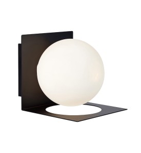 Lampa ścienna Zenit 107495 Markslojd 1xG9 18W Czarny Biały