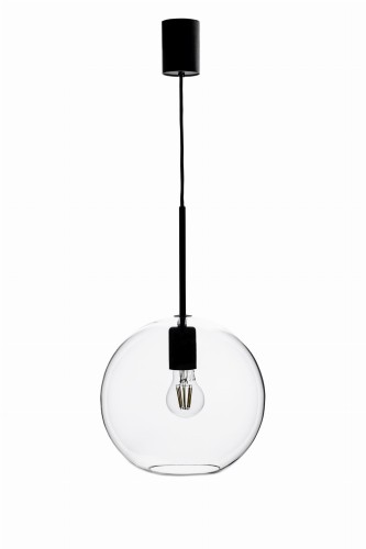 Lampa wisząca Patera 108506 Markslojd 1xE27 25W Czarny Przezroczysty