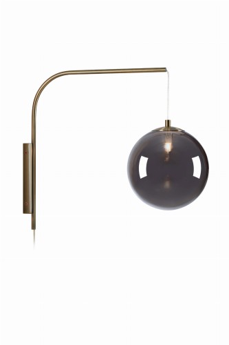 Lampa ścienna Dione 108419 Markslojd 1xE14 40W Antyczny Mosiężny SMOKE