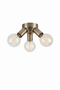 Lampa wisząca Mazzo 108550 Markslojd 3xE27 40W Metal Antyczny mosiądz