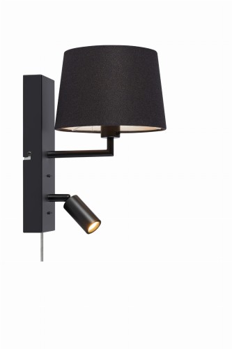 Lampa ścienna Como 108595 Markslojd 2xE14+LED 40W Metal Czarny