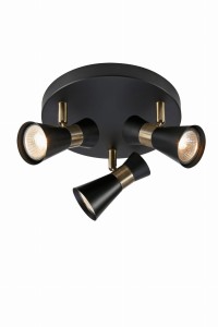 Lampa wisząca Folie 108626 Markslojd 3xGU10 7W Metal Czarny/Mosiężny