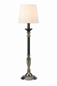 Lampa stojąca stołowa Gent 108680 Markslojd 1xE27 40W Metal Antyczny steel/Czarny