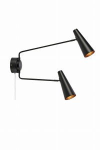 Lampa ścienna Peak 108690 Markslojd 2xE14 40W Żelazo Czarny