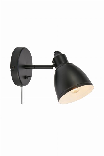 Lampa ścienna Story 108712 Markslojd 1xE14 40W Metal Czarny