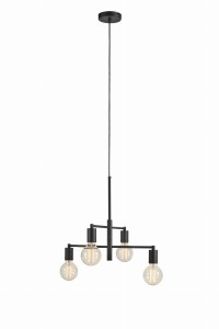 Lampa wisząca Cielo 108716 Markslojd 4xE27 40W Metal Czarny