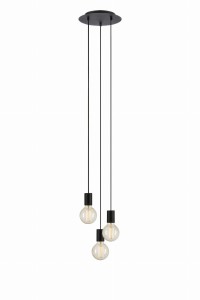 Lampa wisząca Cielo 108733 Markslojd 3xE27 40W Metal Czarny