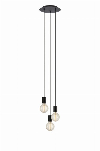 Lampa wisząca Cielo 108733 Markslojd 3xE27 40W Metal Czarny