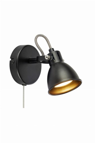 Lampa ścienna Mion 108846 Markslojd GU10 Czarny