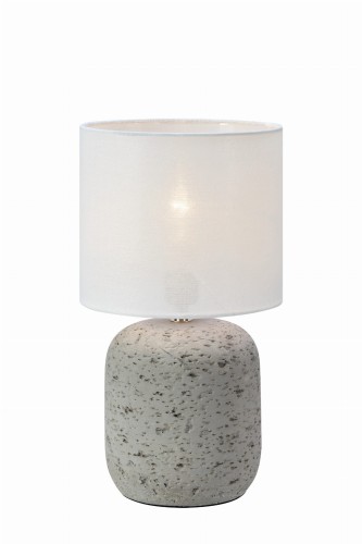 Lampa stojąca stołowa Montagna 108861 Markslojd E14 Grey, Złamana Biel
