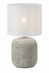Lampa stojąca stołowa Montagna 108862 Markslojd E27 Grey, Złamana Biel