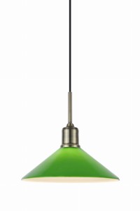 Lampa wisząca Vela 108868 Markslojd E27 Antyczny Mosiężny, zielony