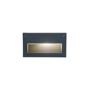 Lampa zewnętrzna ścienna wbudowana BASALT 3412 Nowodvorski 1xE14 10W only LED IP44 Aluminium lakierowane Grafitowy