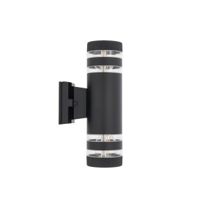 Lampa zewnętrzna ścienna natynkowa SIERRA 4422 Nowodvorski 2xE27 25W only LED IP54 Aluminium lakierowane Czarny