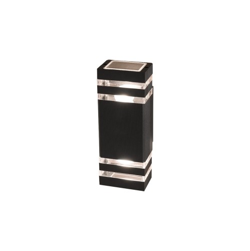 Lampa zewnętrzna ścienna natynkowa RIO 4424 Nowodvorski 2xE27 10W only LED IP54 Aluminium lakierowane Czarny