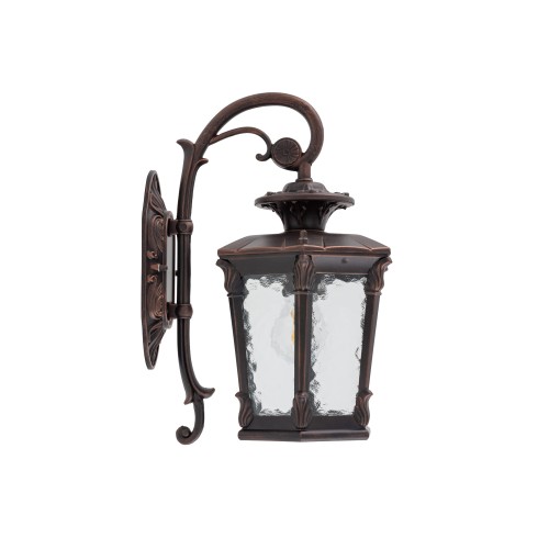 Lampa zewnętrzna ścienna natynkowa AMUR 4692 Nowodvorski 1xE27 25W only LED IP23 Aluminium lakierowane Czarny patynowany miedzią