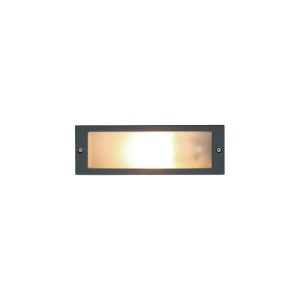 Lampa zewnętrzna ścienna wbudowana INA 4907 Nowodvorski 1xE27 10W only LED IP65 Aluminium lakierowane Grafitowy