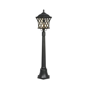 Lampa zewnętrzna stojąca TAY 5294 Nowodvorski 1xE27 25W only LED IP23 Aluminium lakierowane Czarny
