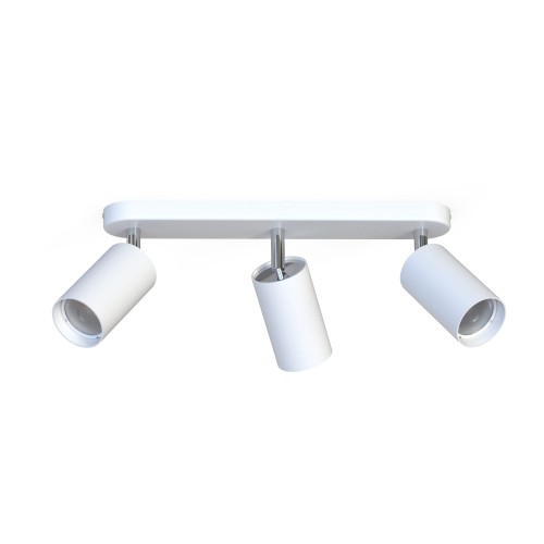 Lampa sufitowa spot EYE SPOT 6016 Nowodvorski 3x10W GU10 R50 Stal lakierowana Biały