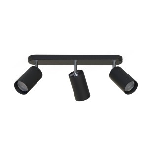 Lampa sufitowa spot EYE SPOT 6021 Nowodvorski 3x10W GU10 R50 Stal lakierowana Czarny