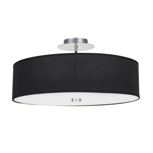 Lampa sufitowa VIVIANE 6390 Nowodvorski 3x25W E27 Tkanina Czarny