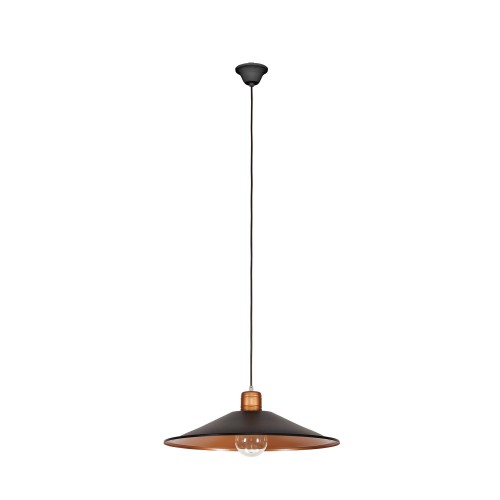 Lampa wisząca GARRET M 6444 Nowodvorski 1x25W E27 Stal lakierowana Czekoladowy
