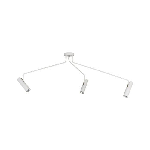 Lampa sufitowa spot EYE SUPER 6491 Nowodvorski 3x10W GU10 R50 Stal lakierowana Biały