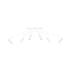 Lampa sufitowa spot EYE SUPER 6492 Nowodvorski 6x10W GU10 R50 Stal lakierowana Biały