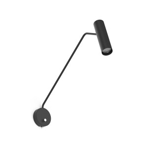 Lampa ścienna kinkiet EYE SUPER 6501 Nowodvorski 1x10W GU10 R50 Stal lakierowana Czarny