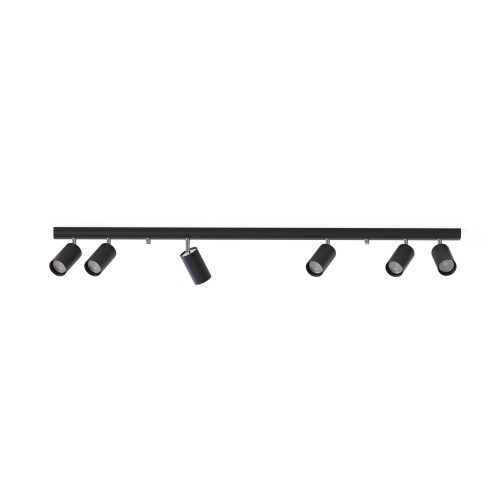 Lampa sufitowa spot EYE SPOT 6611 Nowodvorski 6x10W GU10 R50 Stal lakierowana Czarny