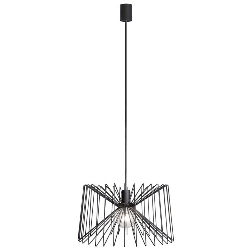 Lampa wisząca NESS 6768 Nowodvorski 1x25W E27 Stal lakierowana Czarny