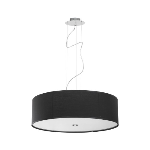 Lampa wisząca VIVIANE 6774 Nowodvorski 3x25W E27 Tkanina Czarny