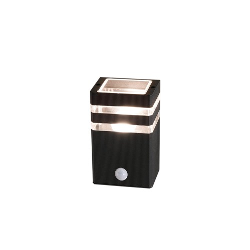 Lampa zewnętrzna ścienna RIO SENSOR 7017 Nowodvorski 1xE27 10W only LED IP54 Aluminium lakierowane Czarny