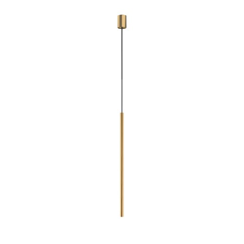 Lampa wisząca LASER 750 10450 Nowodvorski 1x10W G9 Stal lakierowana Satynowy złoty