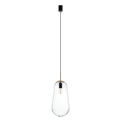 Lampa wisząca PEAR L 8671 Nowodvorski 1x25W E27 Szkło Transparentny
