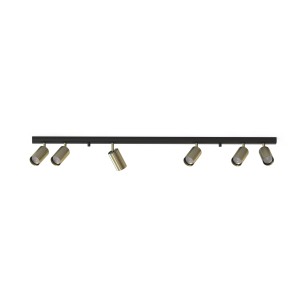 Lampa sufitowa reflektorowa EYE SPOT 8819 Nowodvorski 6x10W LED GU10 R50 Lity mosiądz Mosiądz